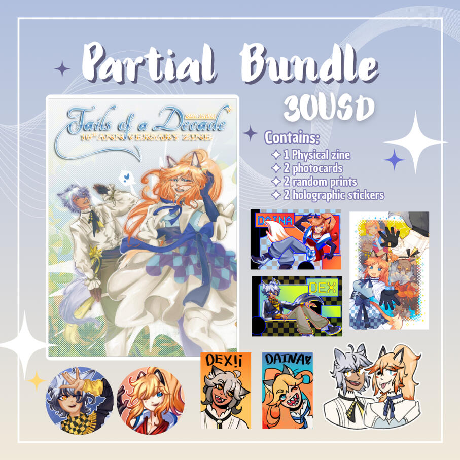 Physical Zine and Merch (Ko-fi)